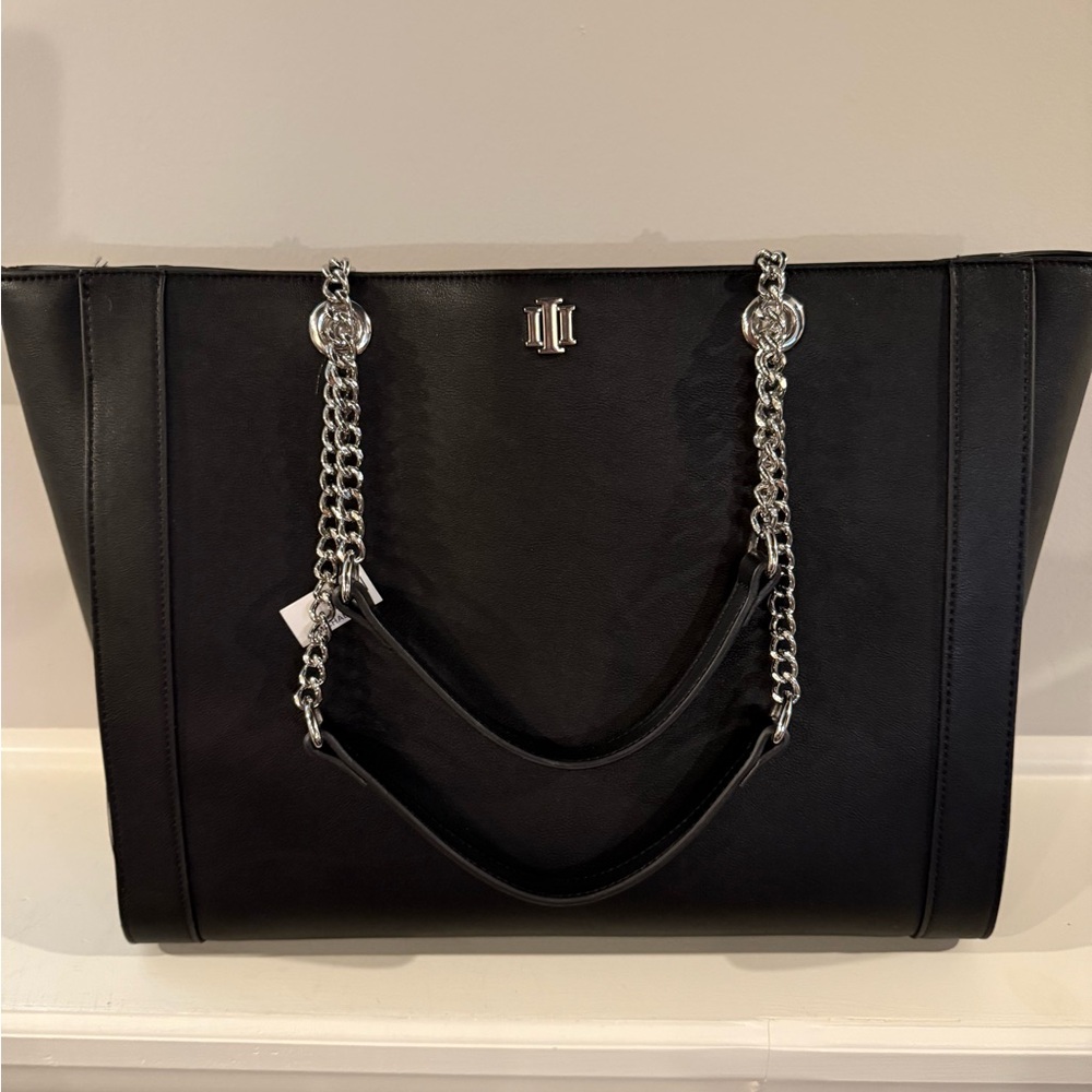 New Macys INC Black Tote Bag